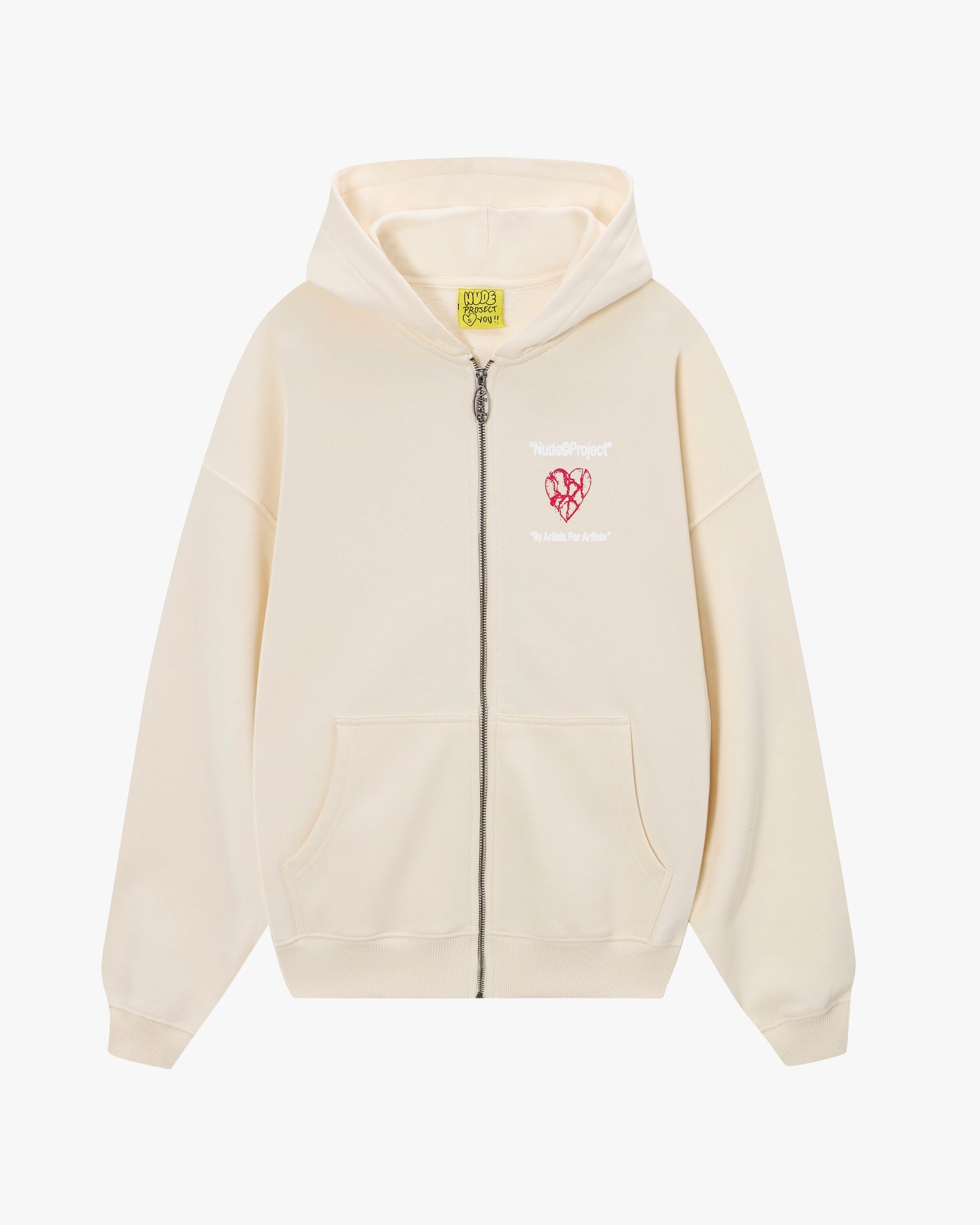 HEARTBROKEN ZIP-UP MARSHMALLOW