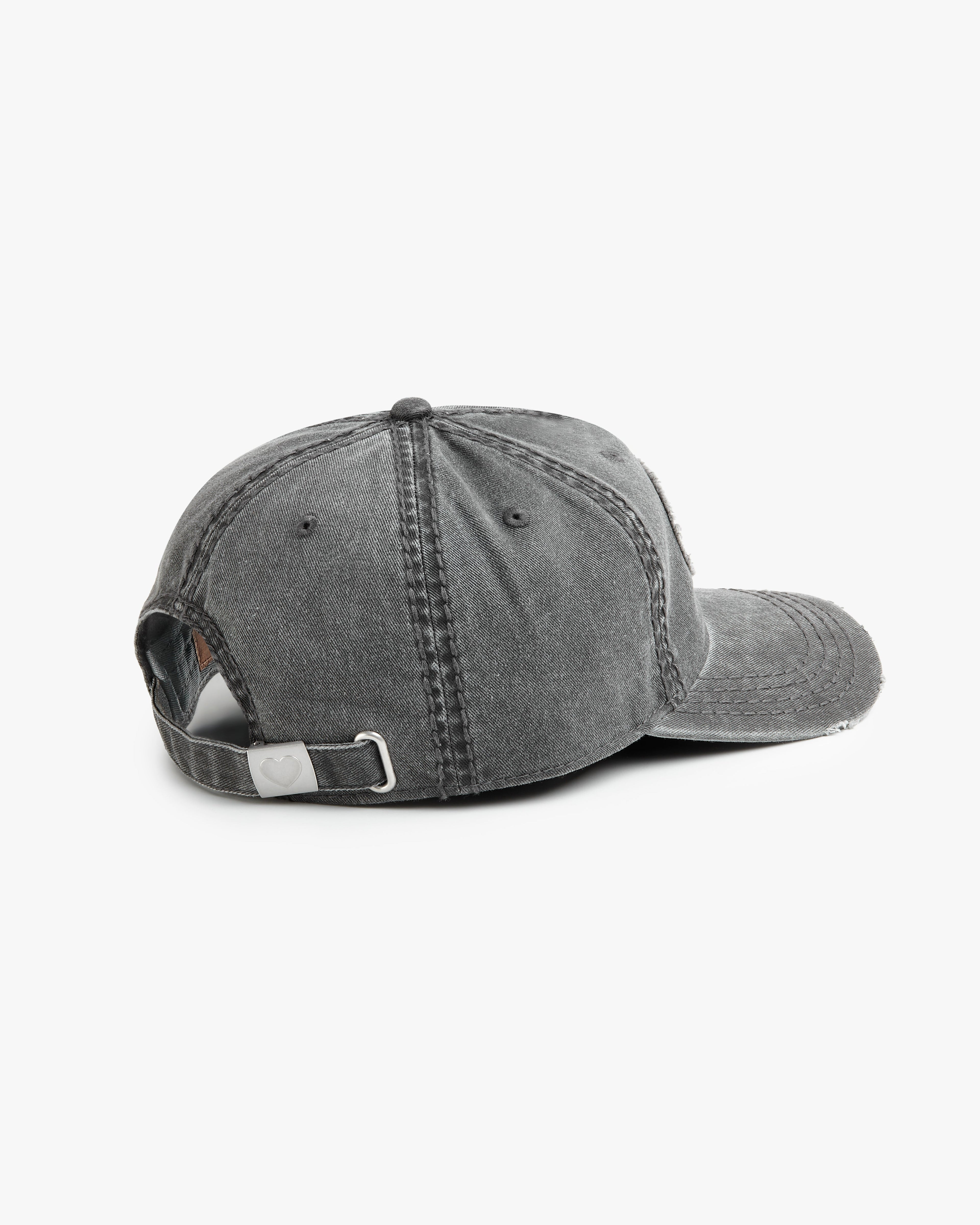 LAUREL DENIM CAP BLACK