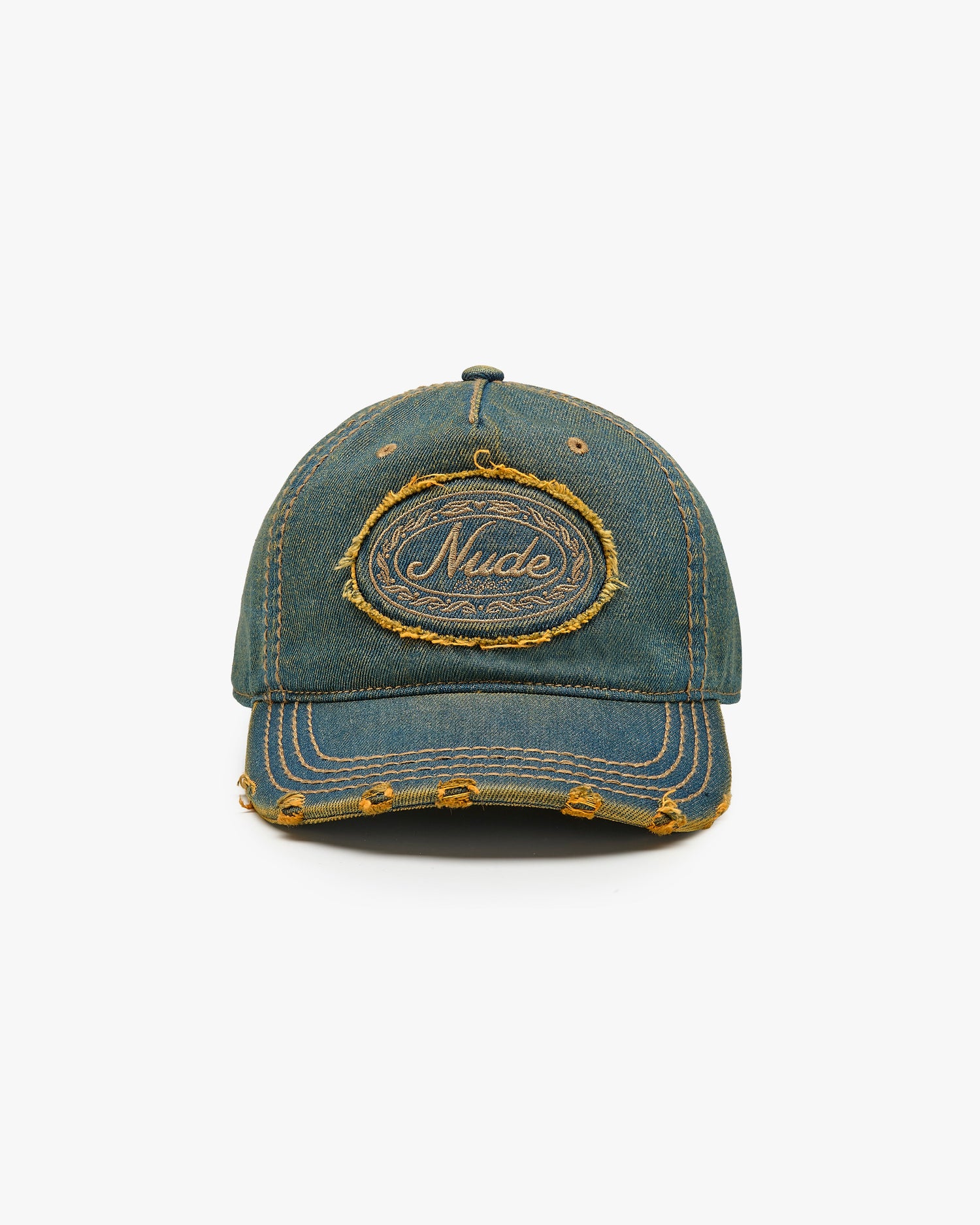 LAUREL DENIM CAP GREEN