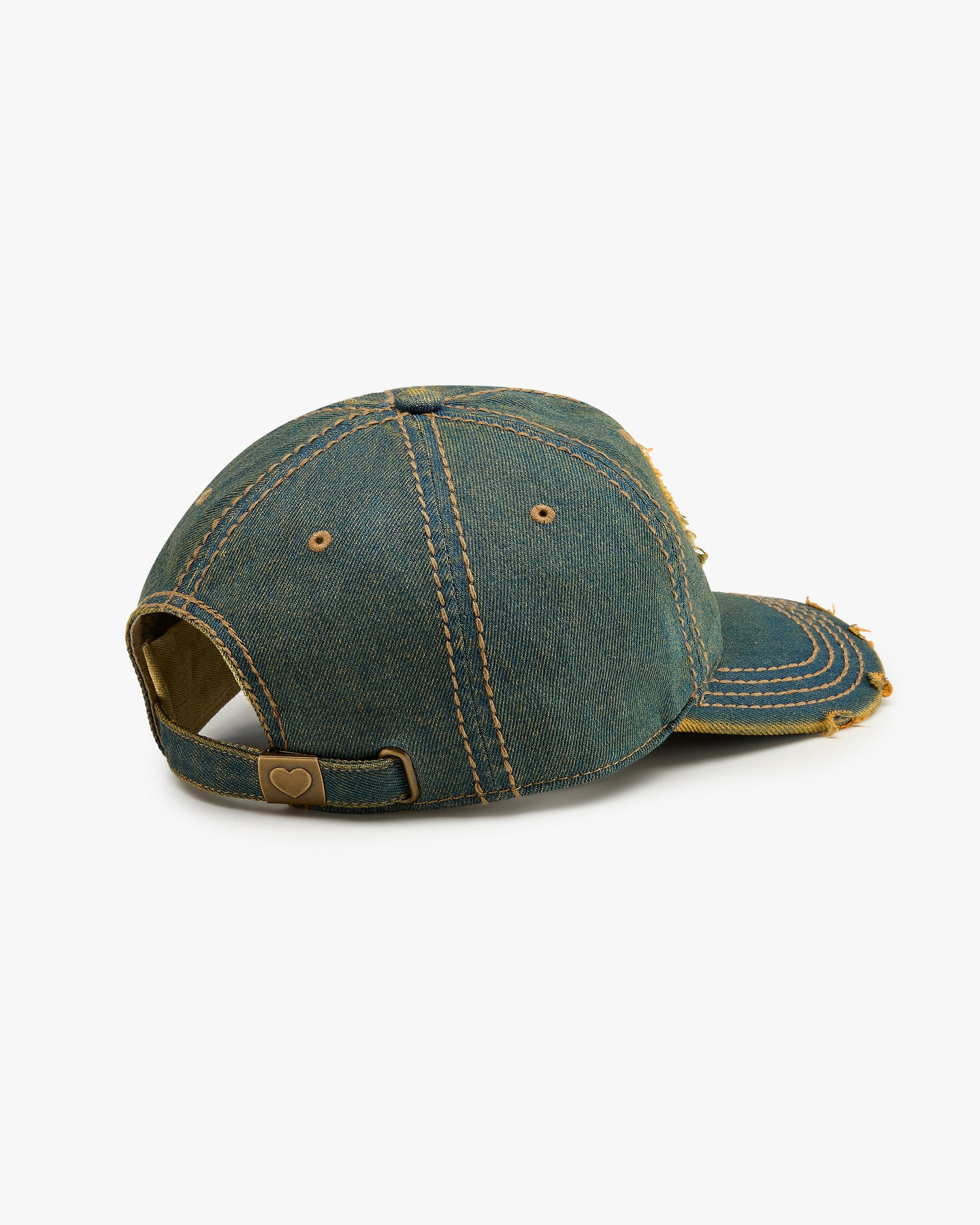 LAUREL DENIM CAP GREEN