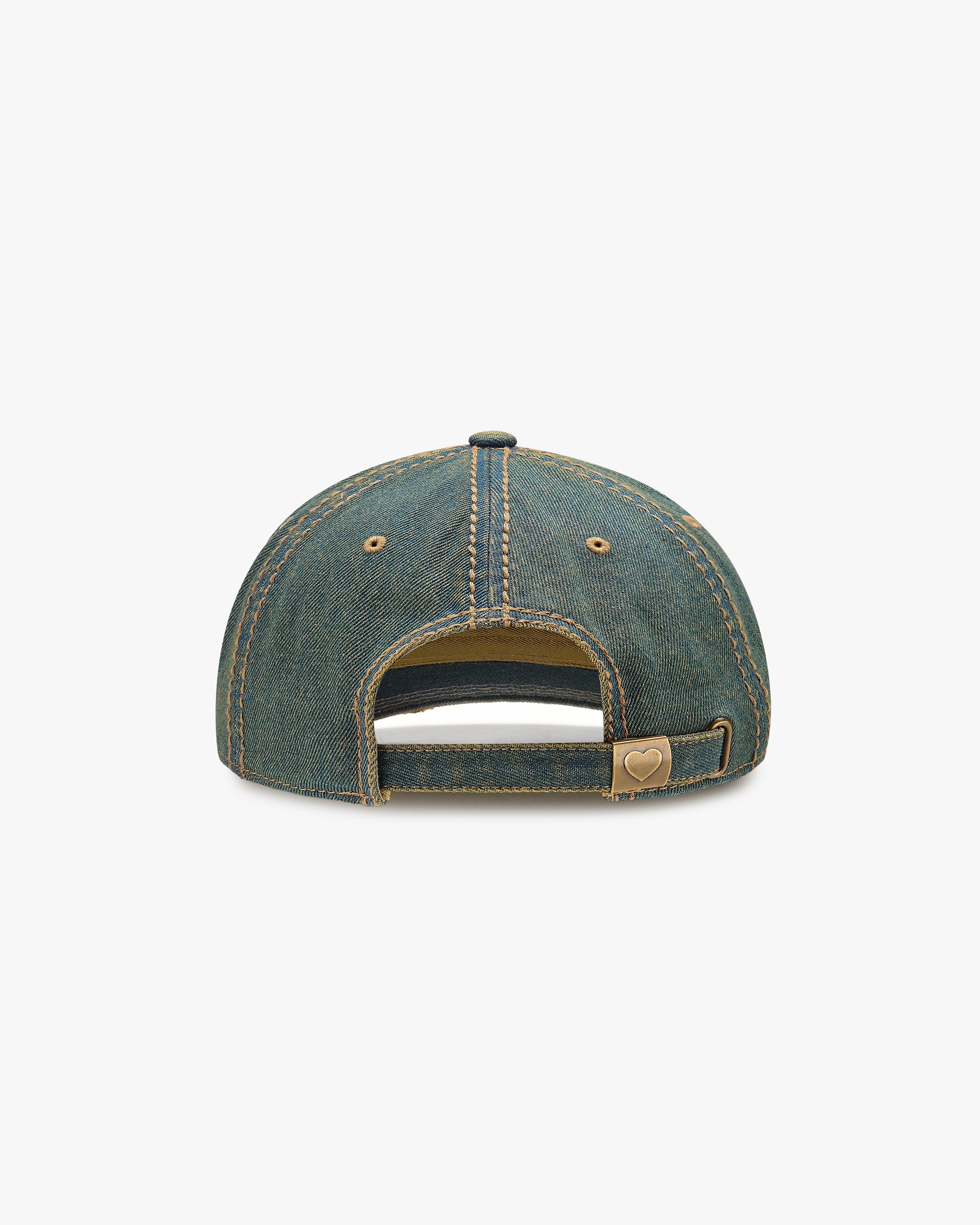 LAUREL DENIM CAP GREEN