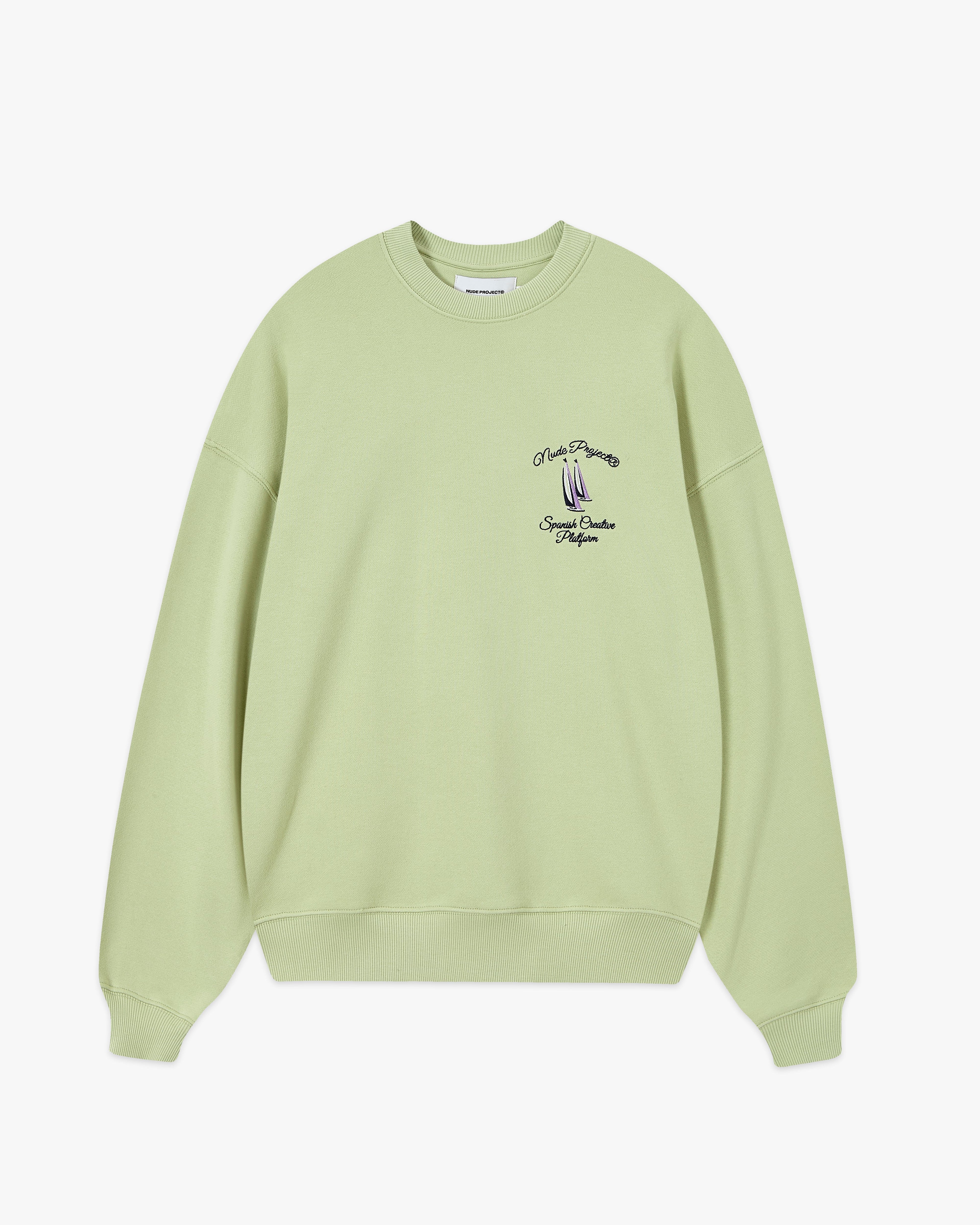 LIL BOAT SWEATSHIRT PALE GREEN