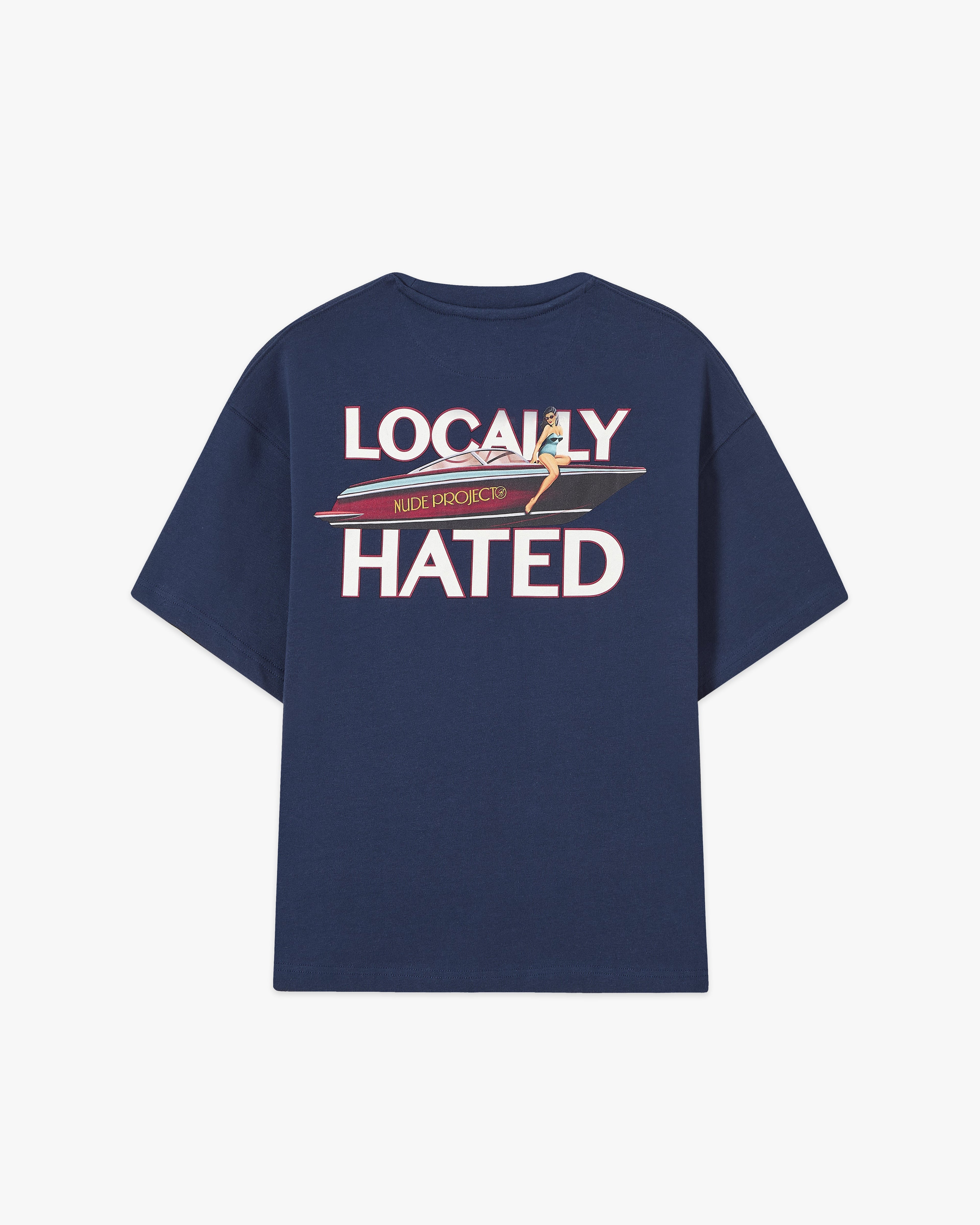 LOCALLY HATED TEE NAVY