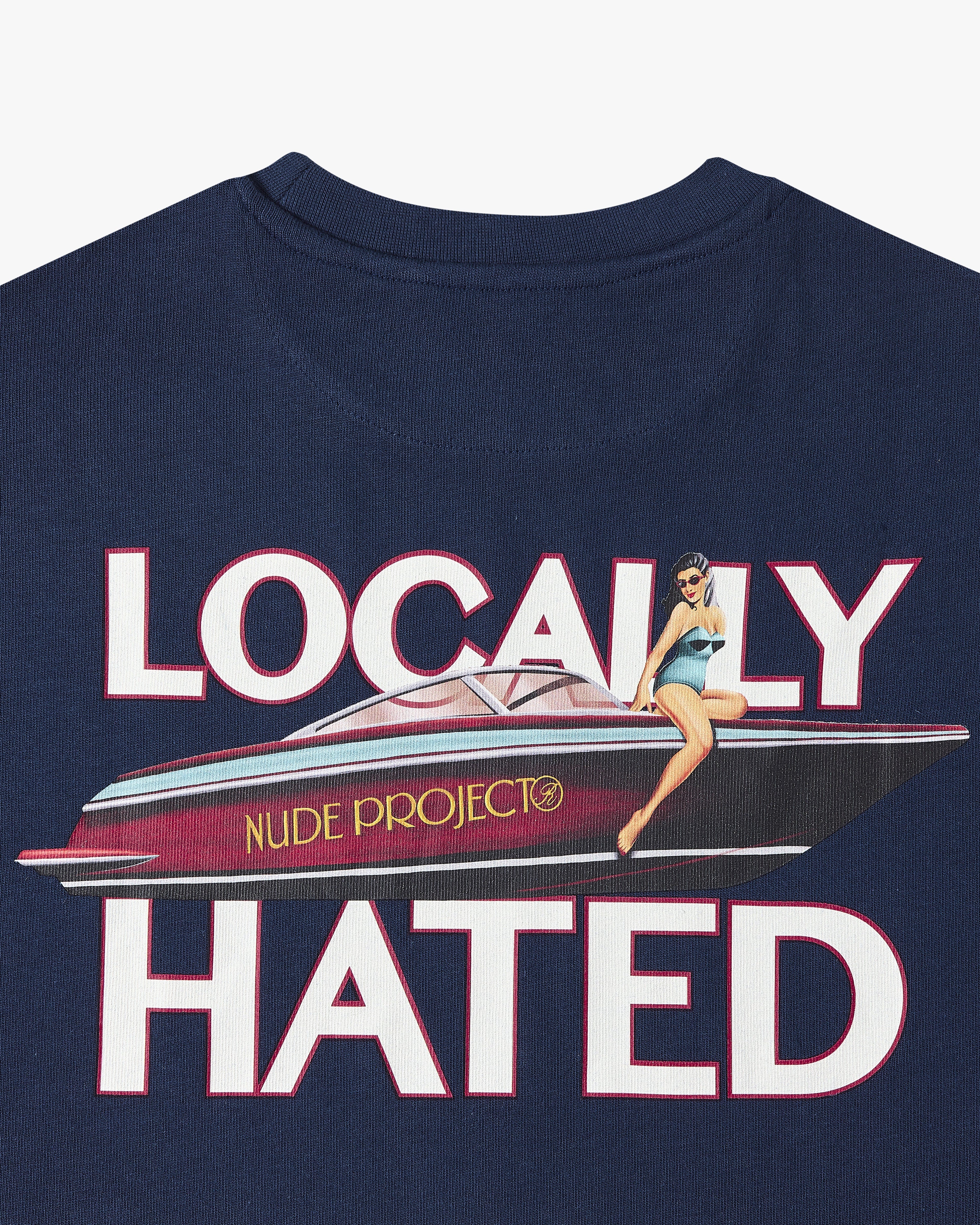 LOCALLY HATED TEE NAVY