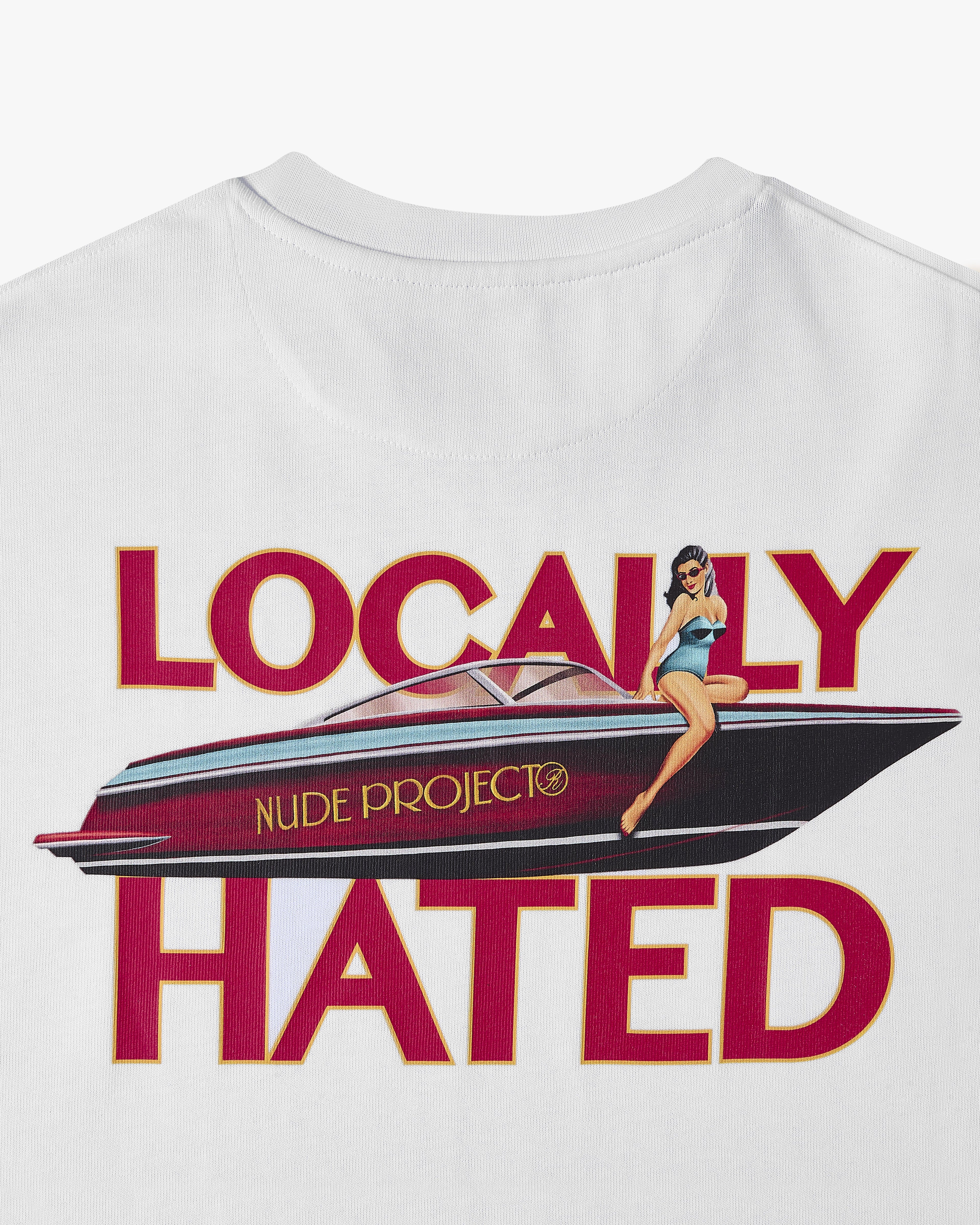 LOCALLY HATED TEE WHITE