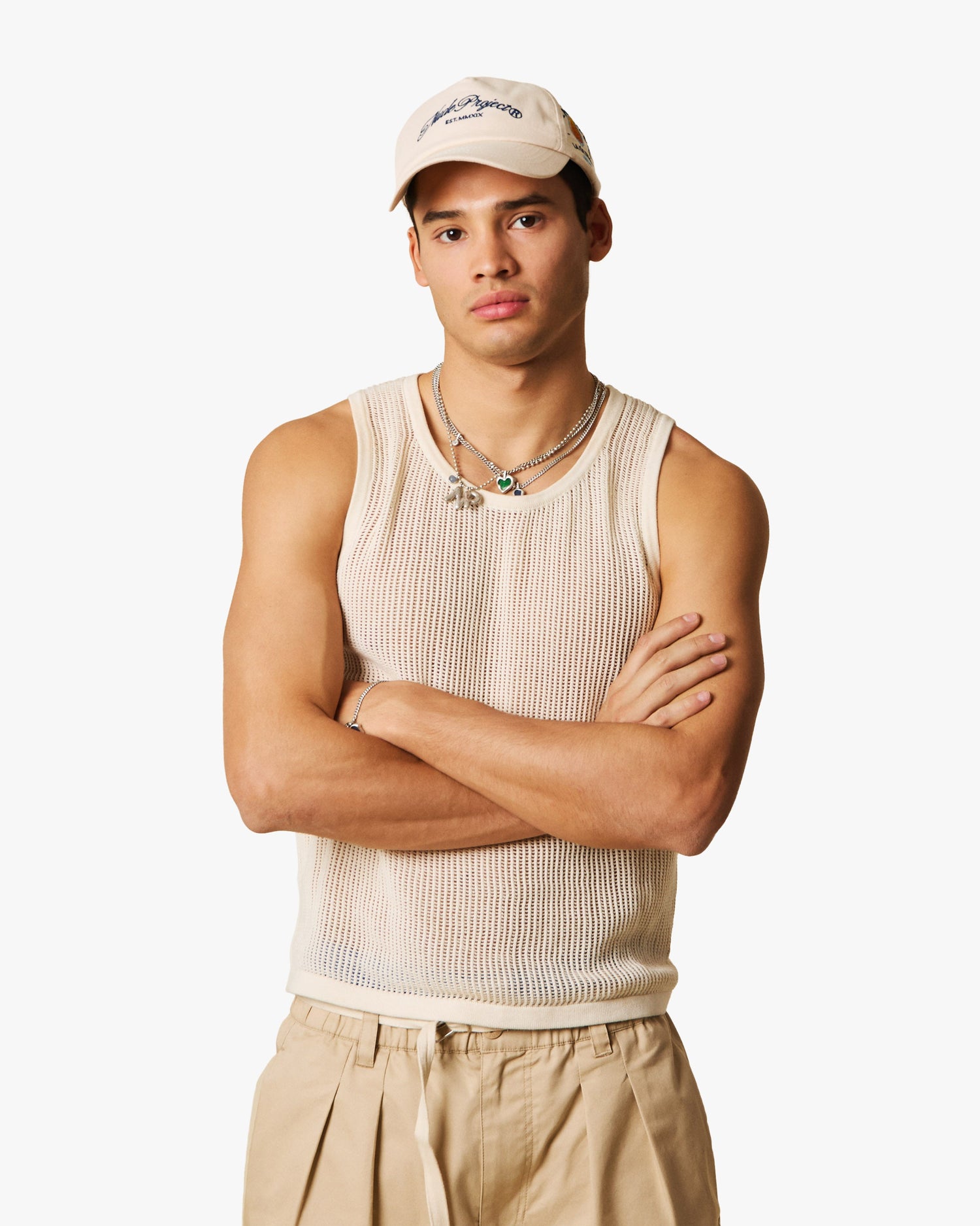 KNIT TANK TOP MARSHMALLOW