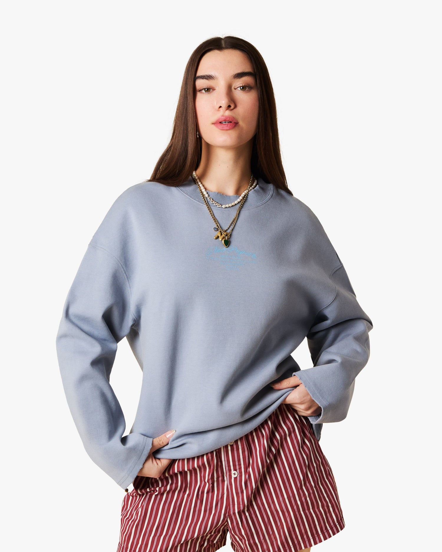 BALEAR CREWNECK PALE BLUE