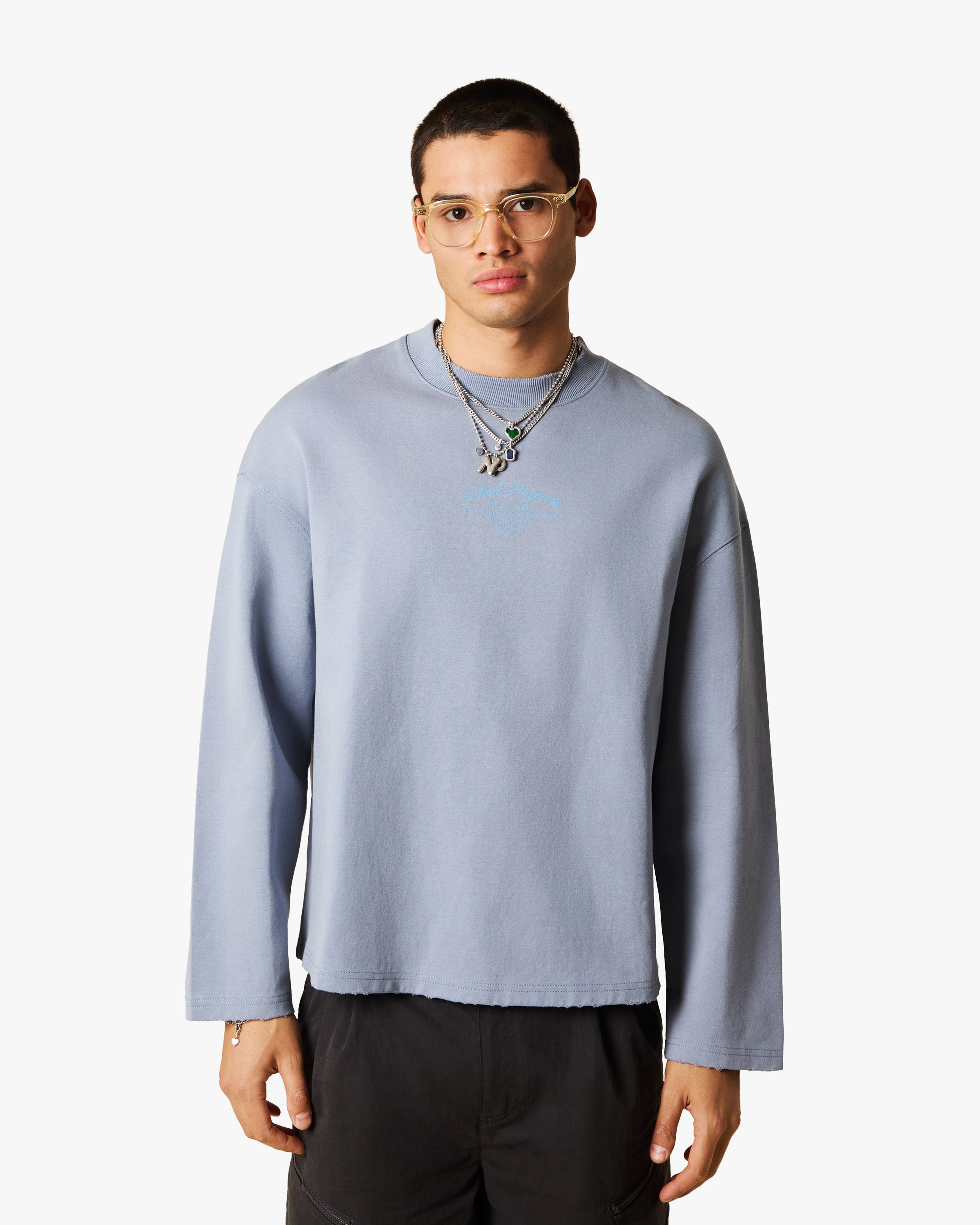 BALEAR CREWNECK PALE BLUE