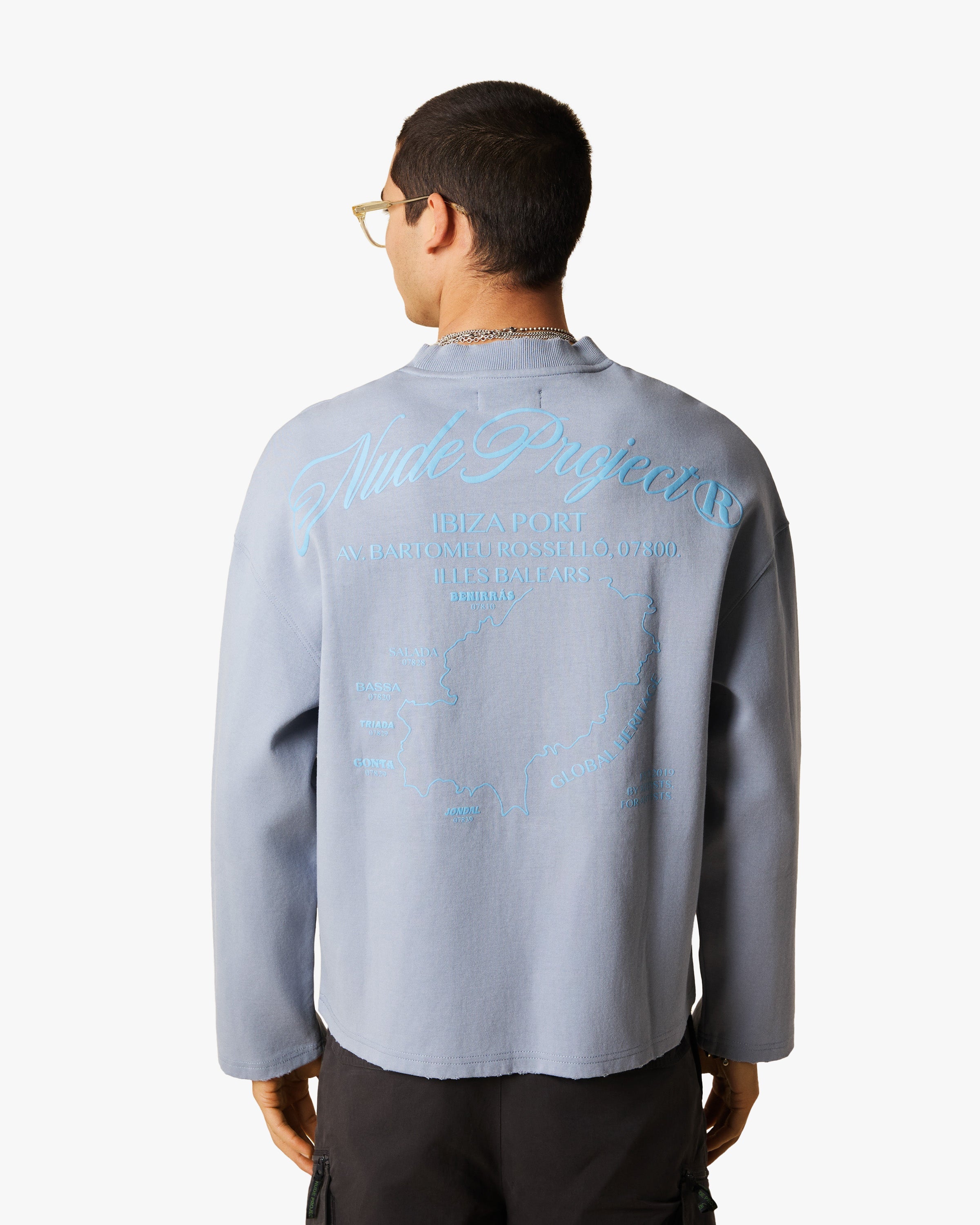 BALEAR CREWNECK PALE BLUE