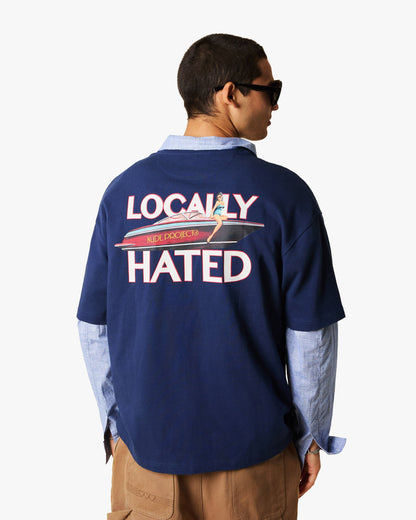 LOCALLY HATED TEE NAVY