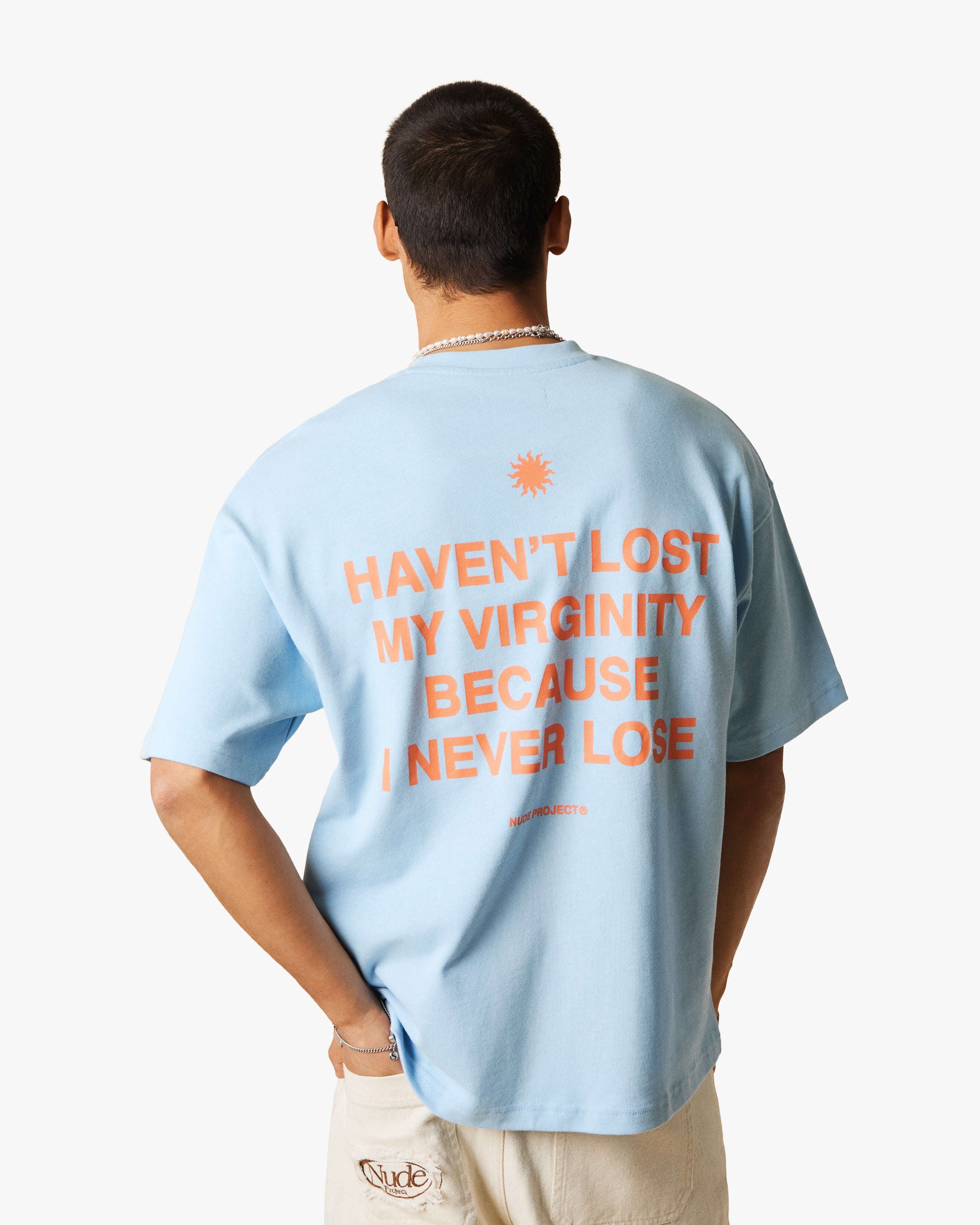 VIRGINITY TEE BABY BLUE