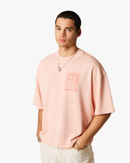 JOURNEY BOXY TEE PEACH