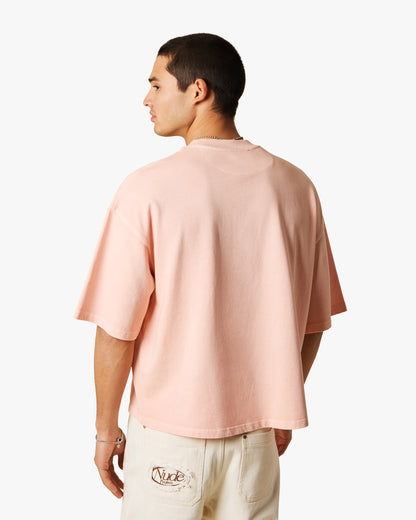 JOURNEY BOXY TEE PEACH