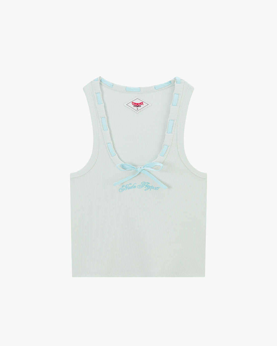 CUTIE BOW TANK TOP BLUE