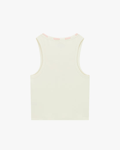 CUTIE BOW TANK TOP PINK