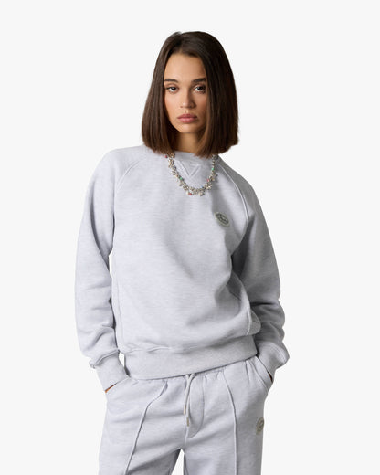 ESSENTIALS SWEATSHIRT GREY MELANGE