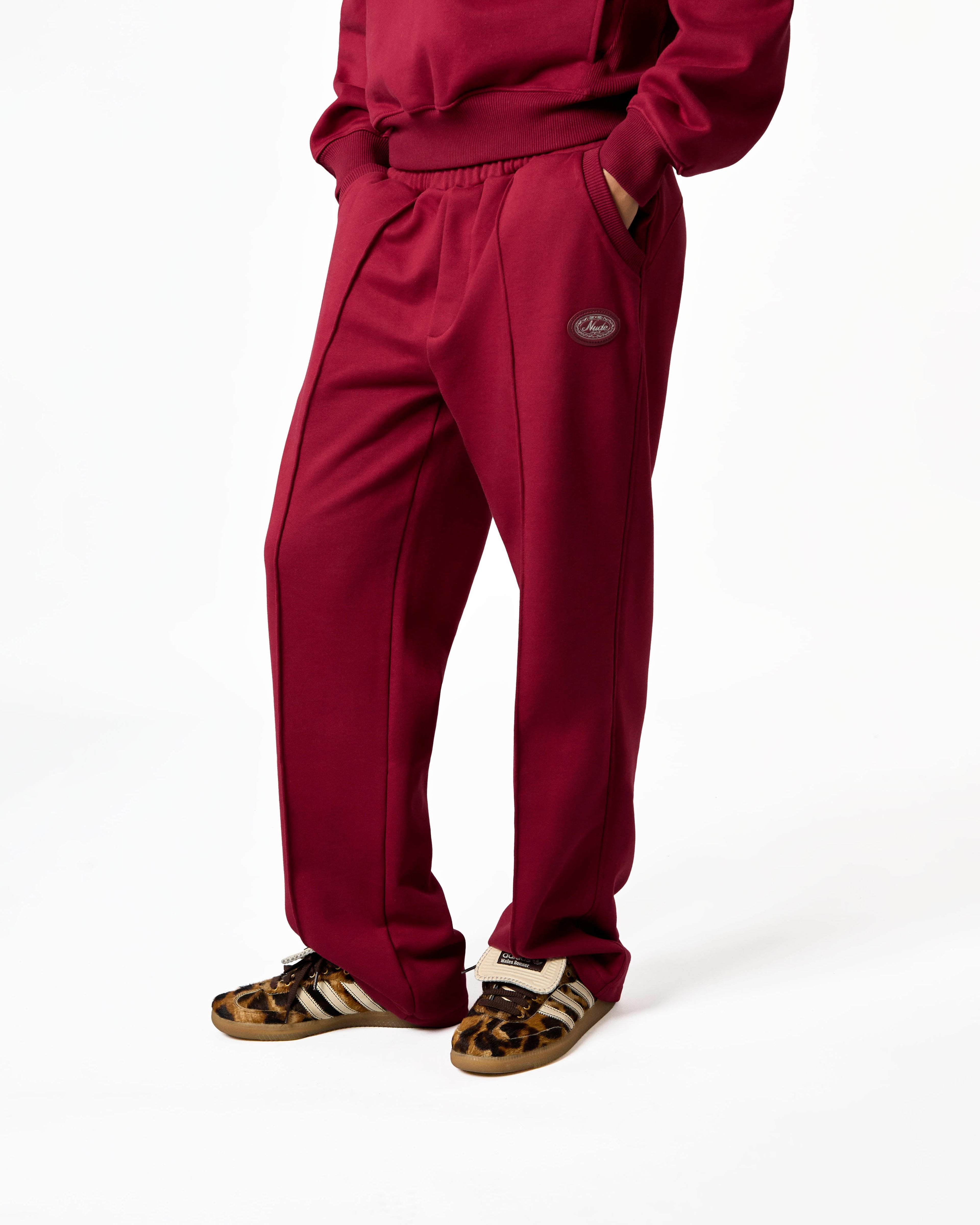 ESSENTIALS SWEATPANTS BURGUNDY