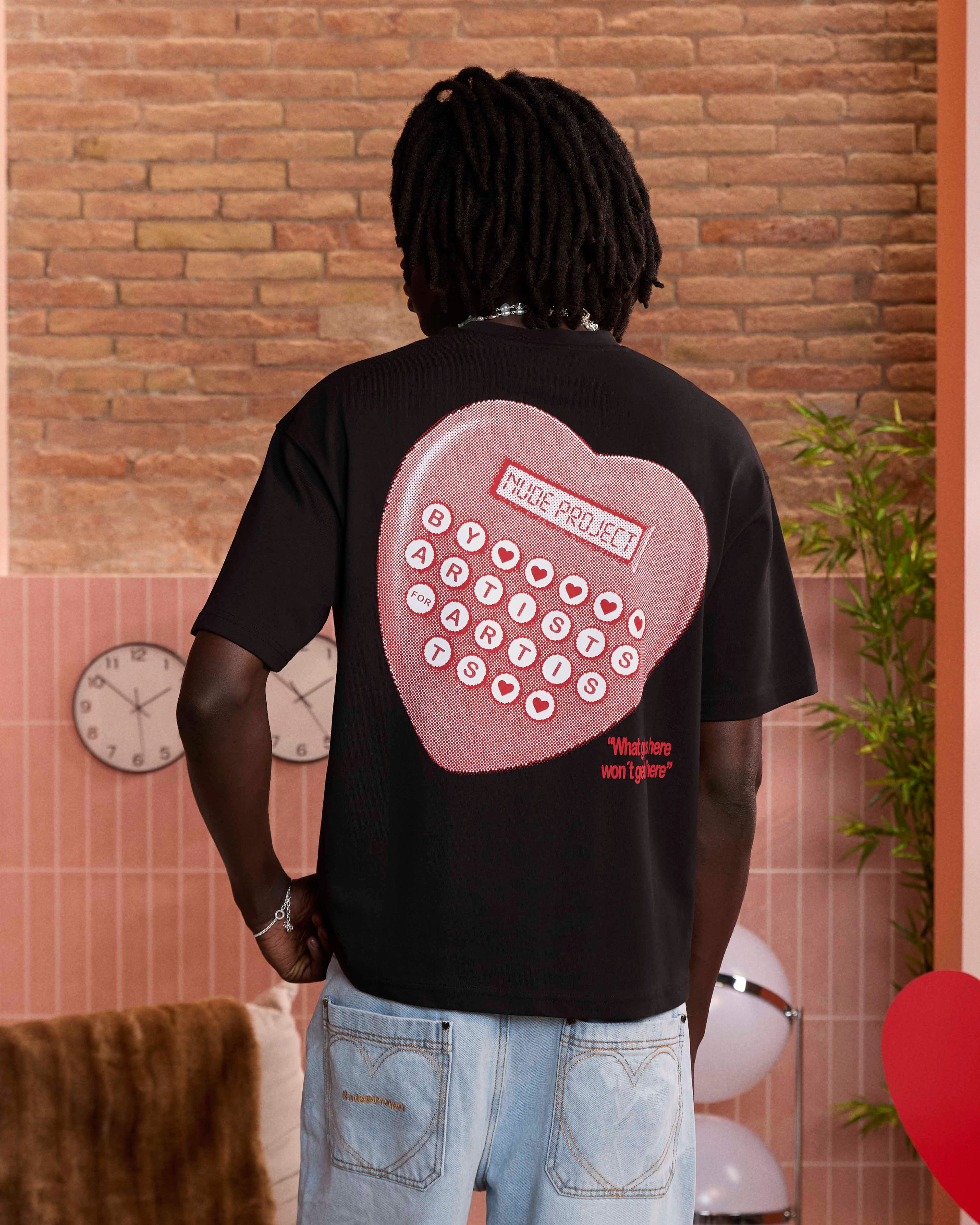 CALCULATOR TEE BLACK