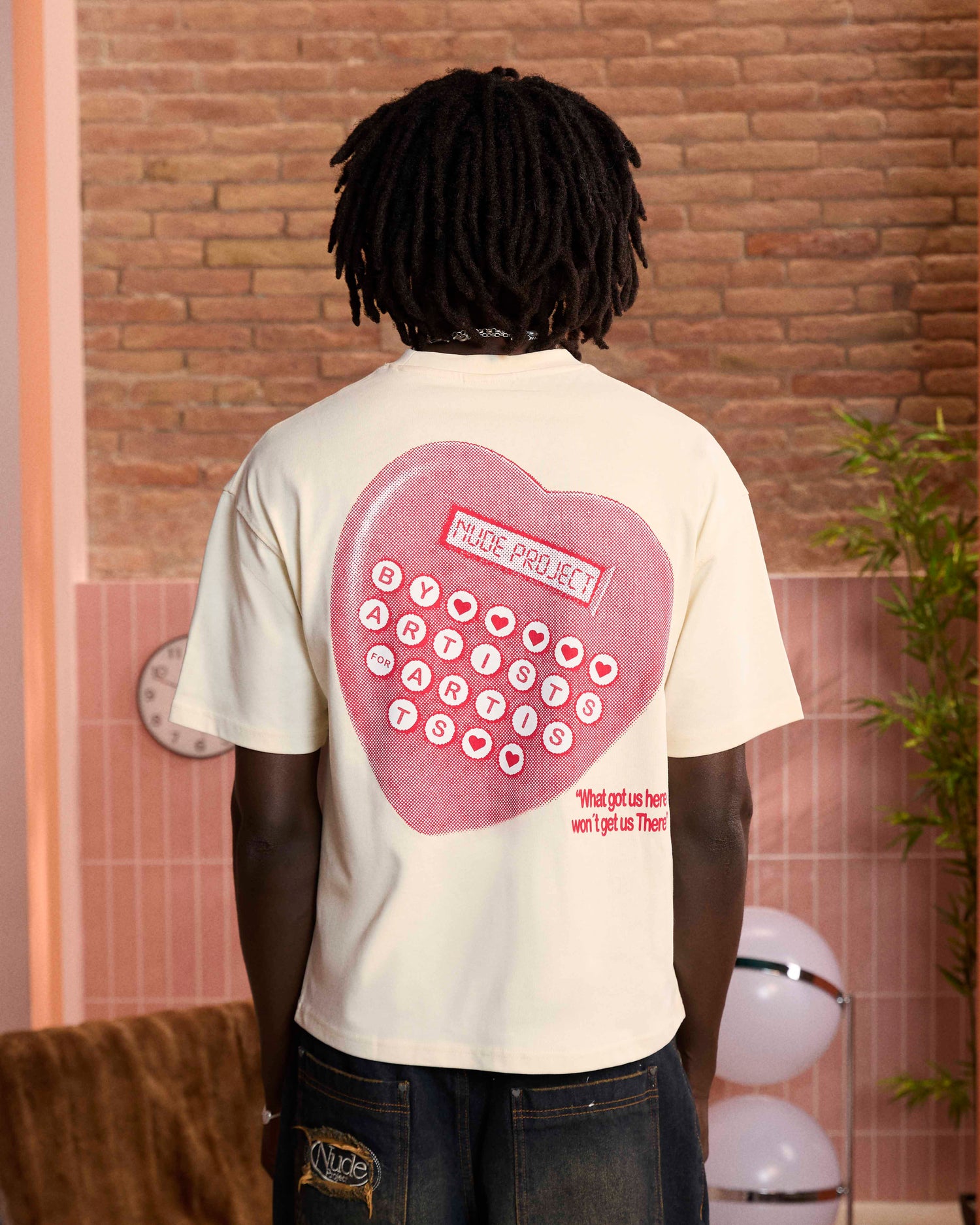 CALCULATOR TEE MARSHMALLOW