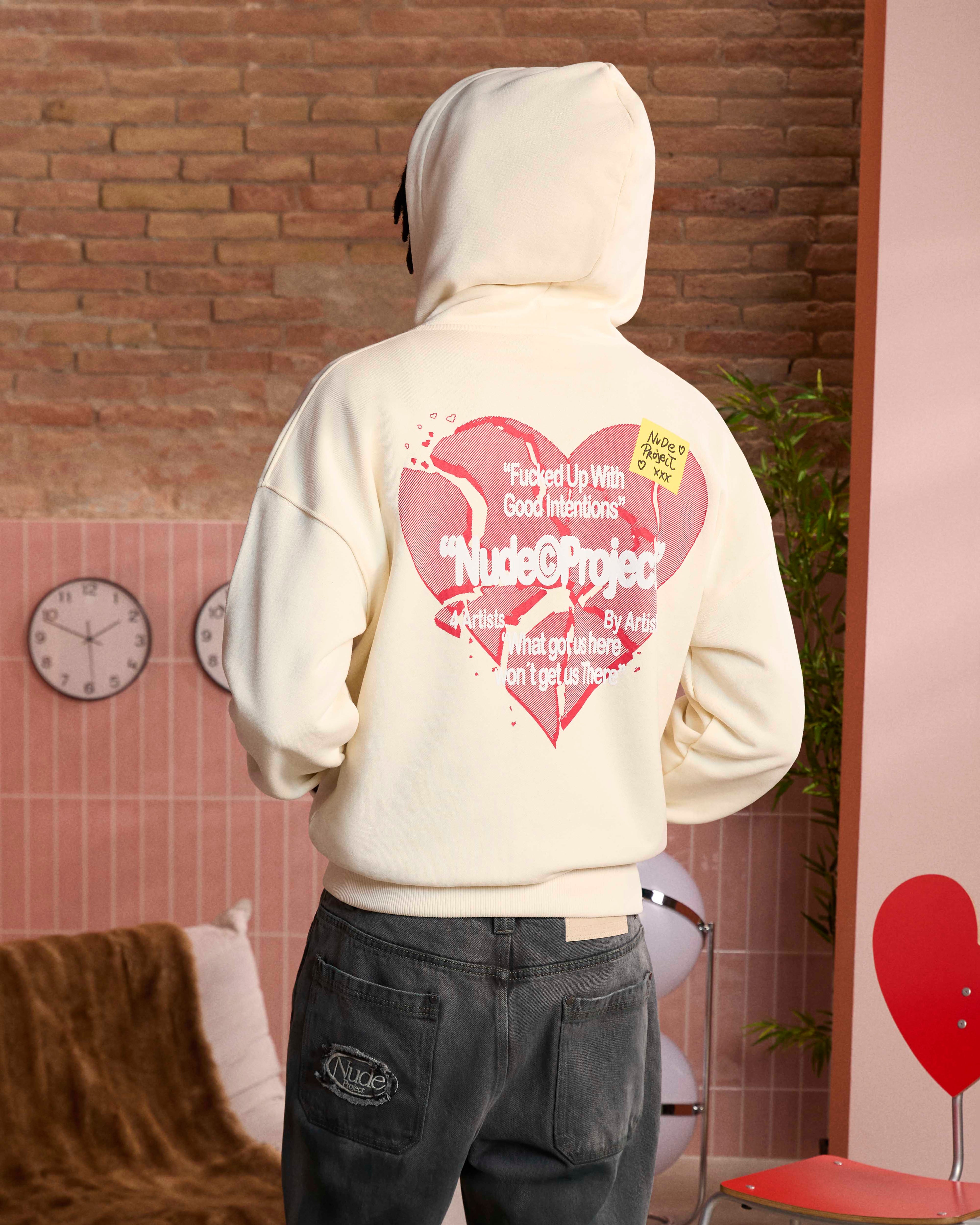 HEARTBROKEN ZIP-UP MARSHMALLOW