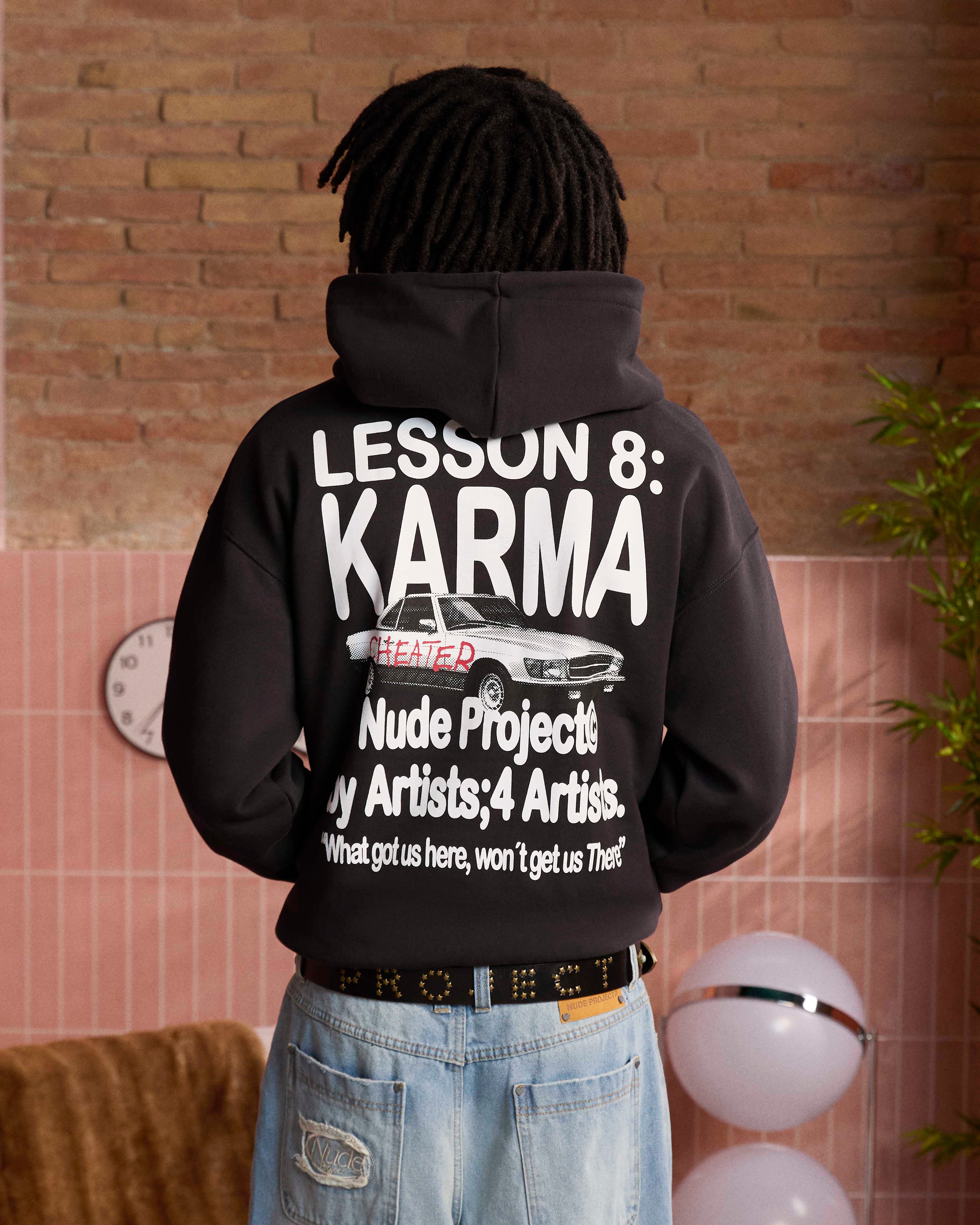 KARMA HOODIE ASH