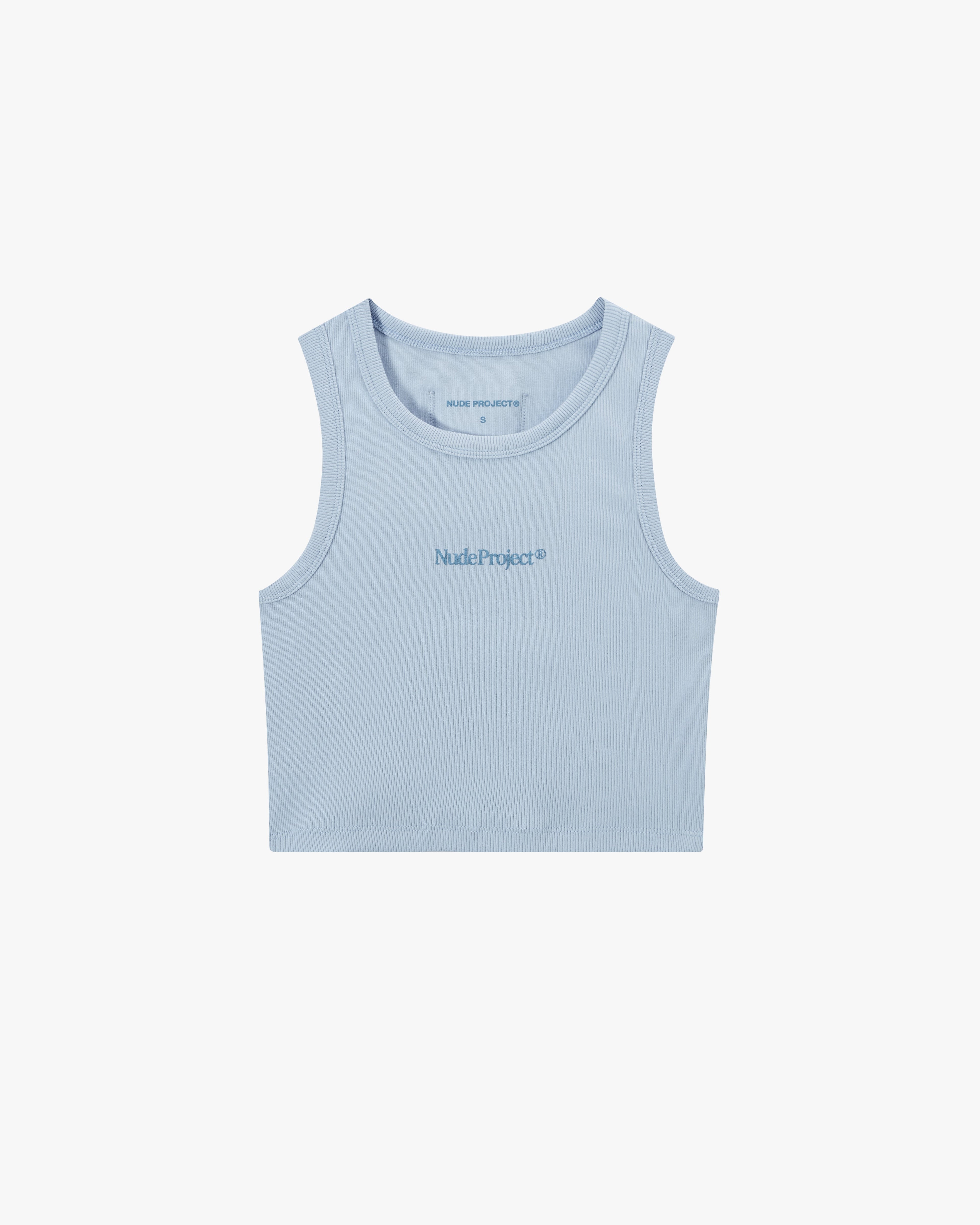 TONE2TONE TANK TOP BLUE