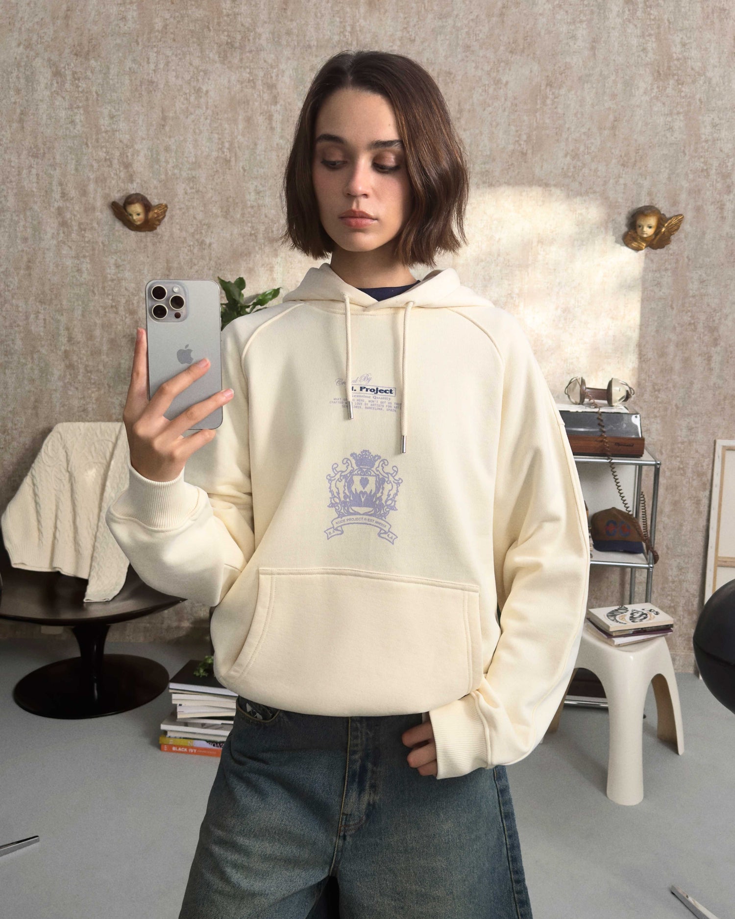 CHATEAU HOODIE MARSHMALLOW