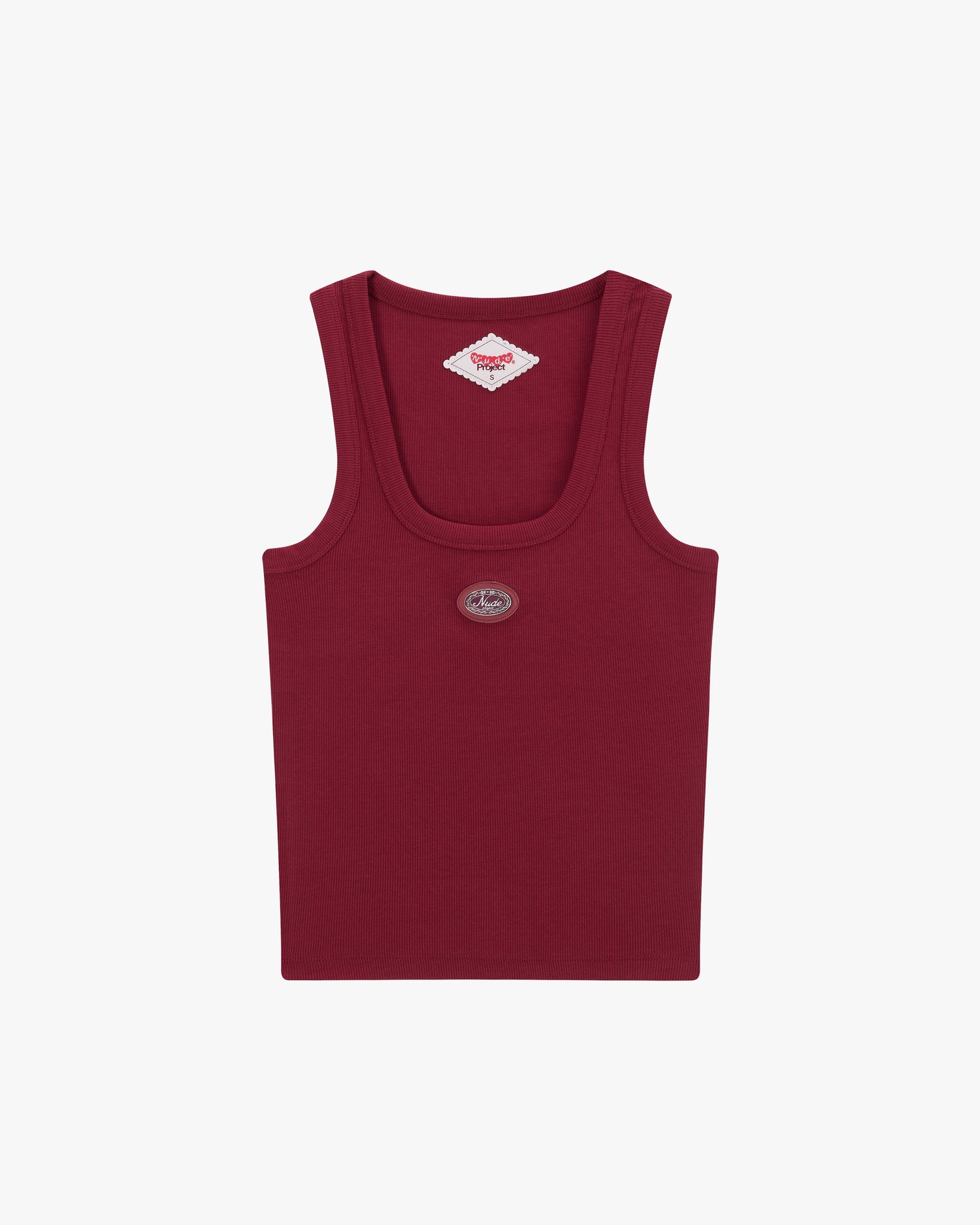 SOPHISTICATED PLEASURE TANK TOP BURGUNDY