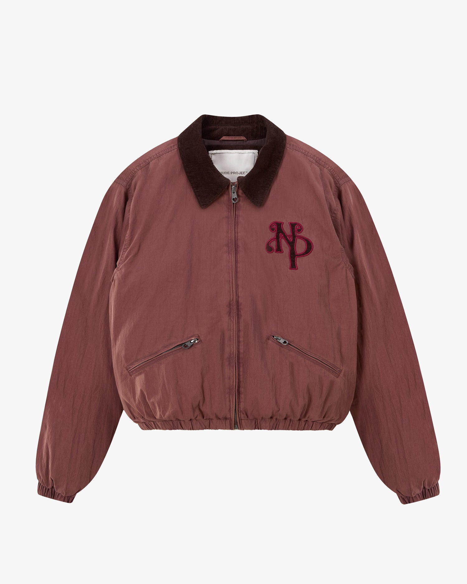 &quot;NOT WORKING&quot; JACKET BURGUNDY