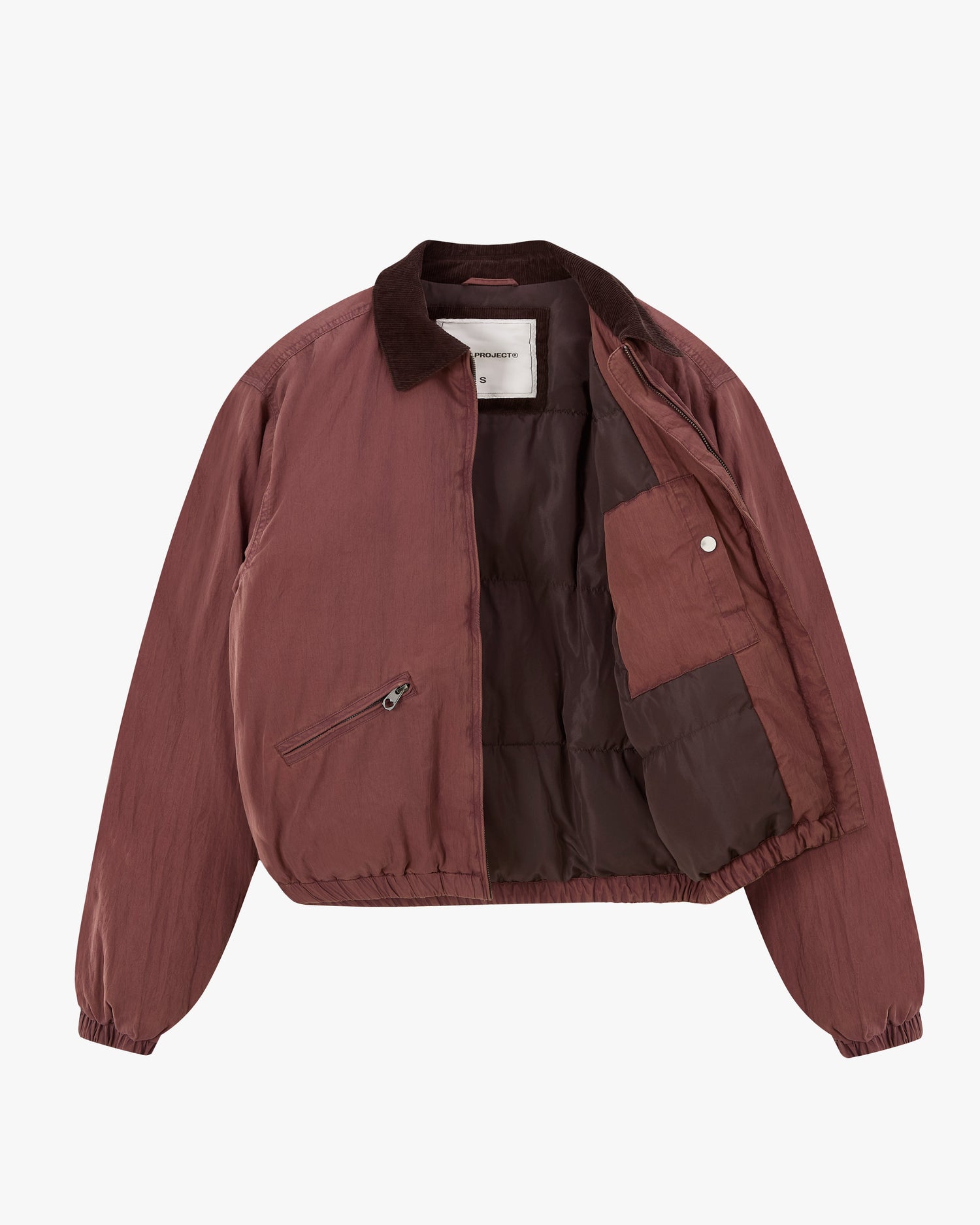 &quot;NOT WORKING&quot; JACKET BURGUNDY