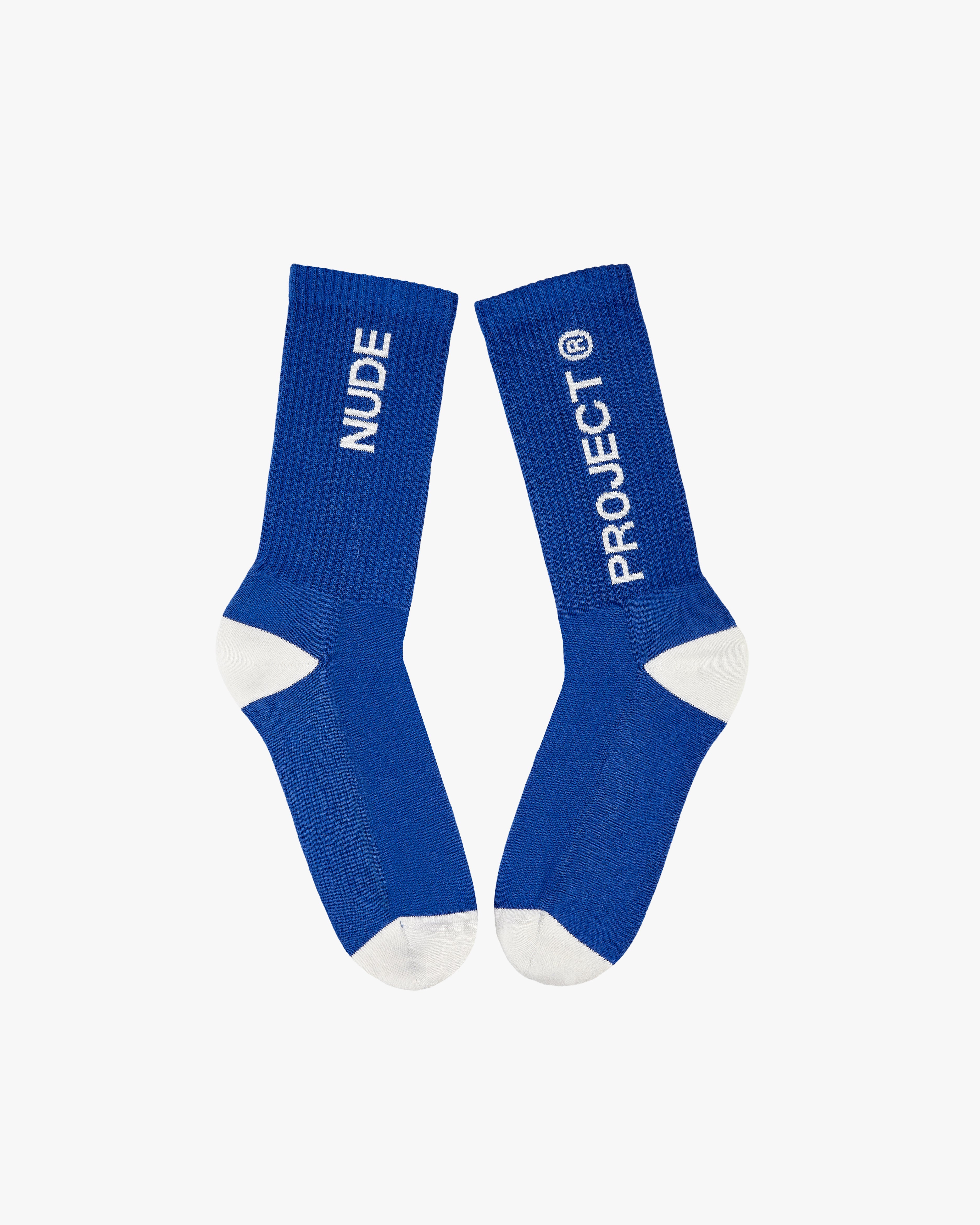 LOGO SOCKS BLUE/YELLOW 2XPACK