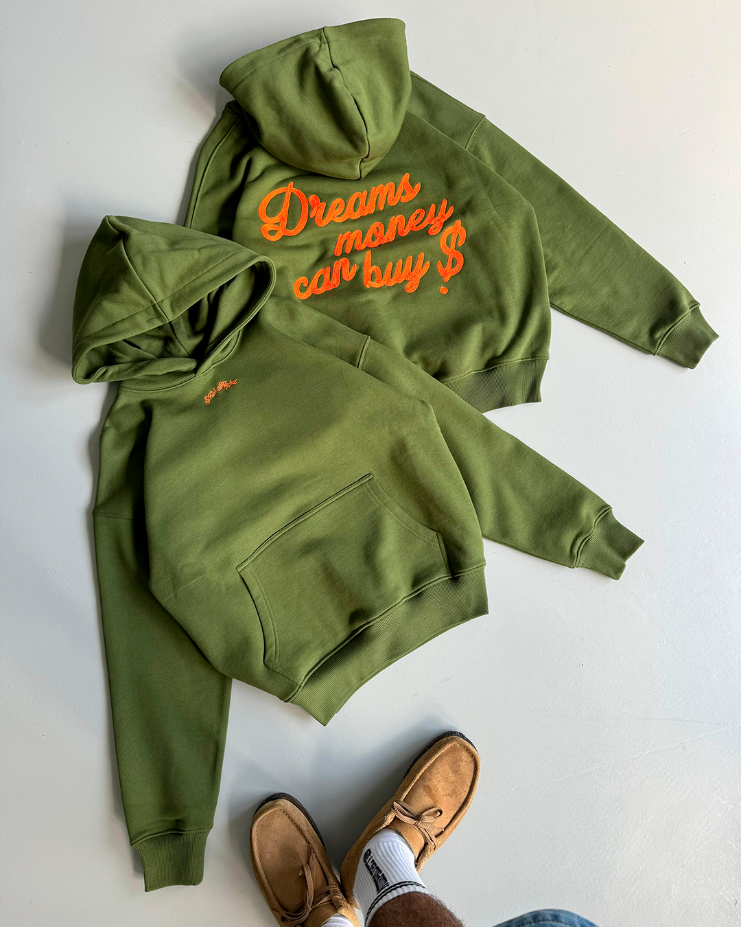 LA MONNAIE HOODIE GREEN