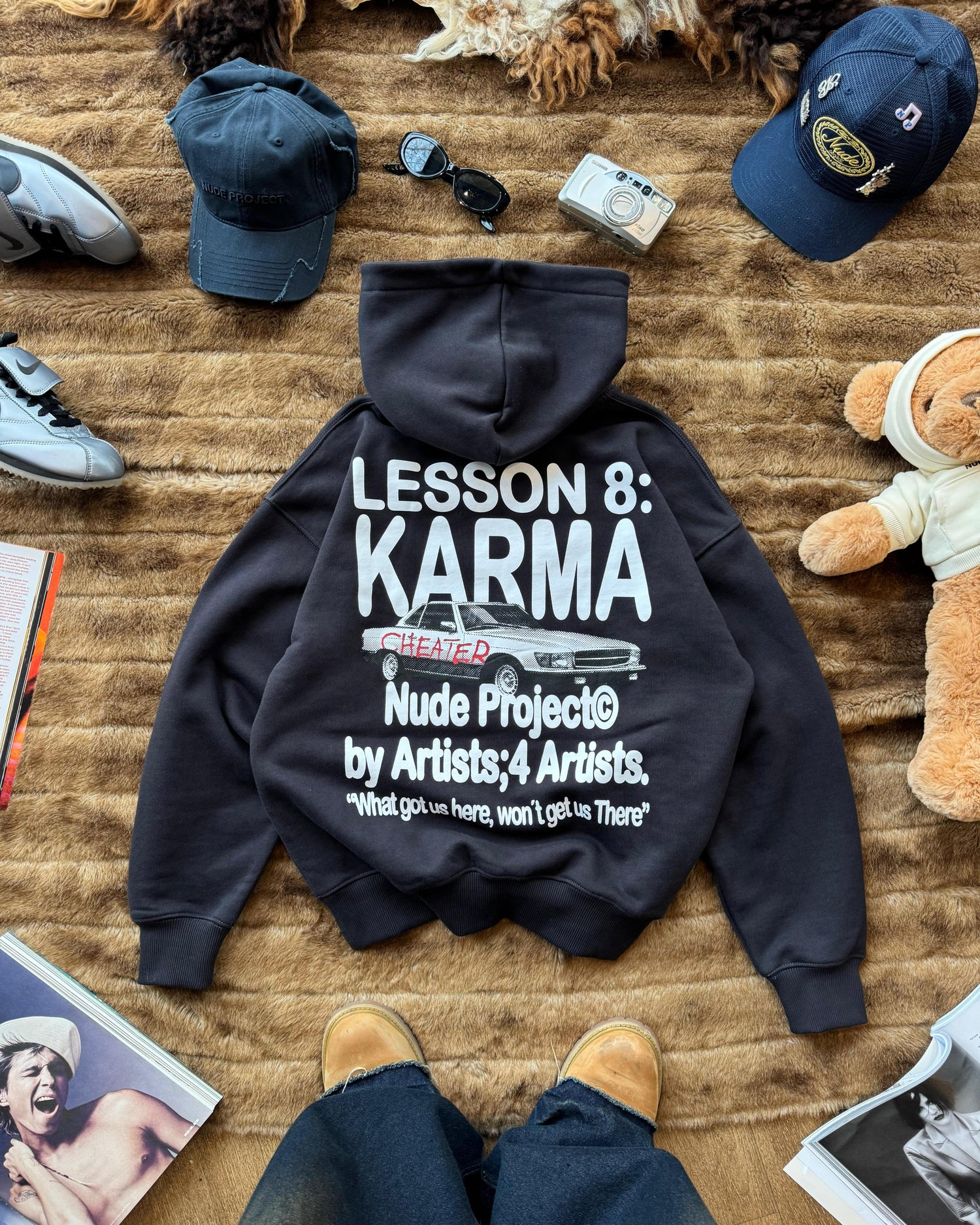 KARMA HOODIE ASH