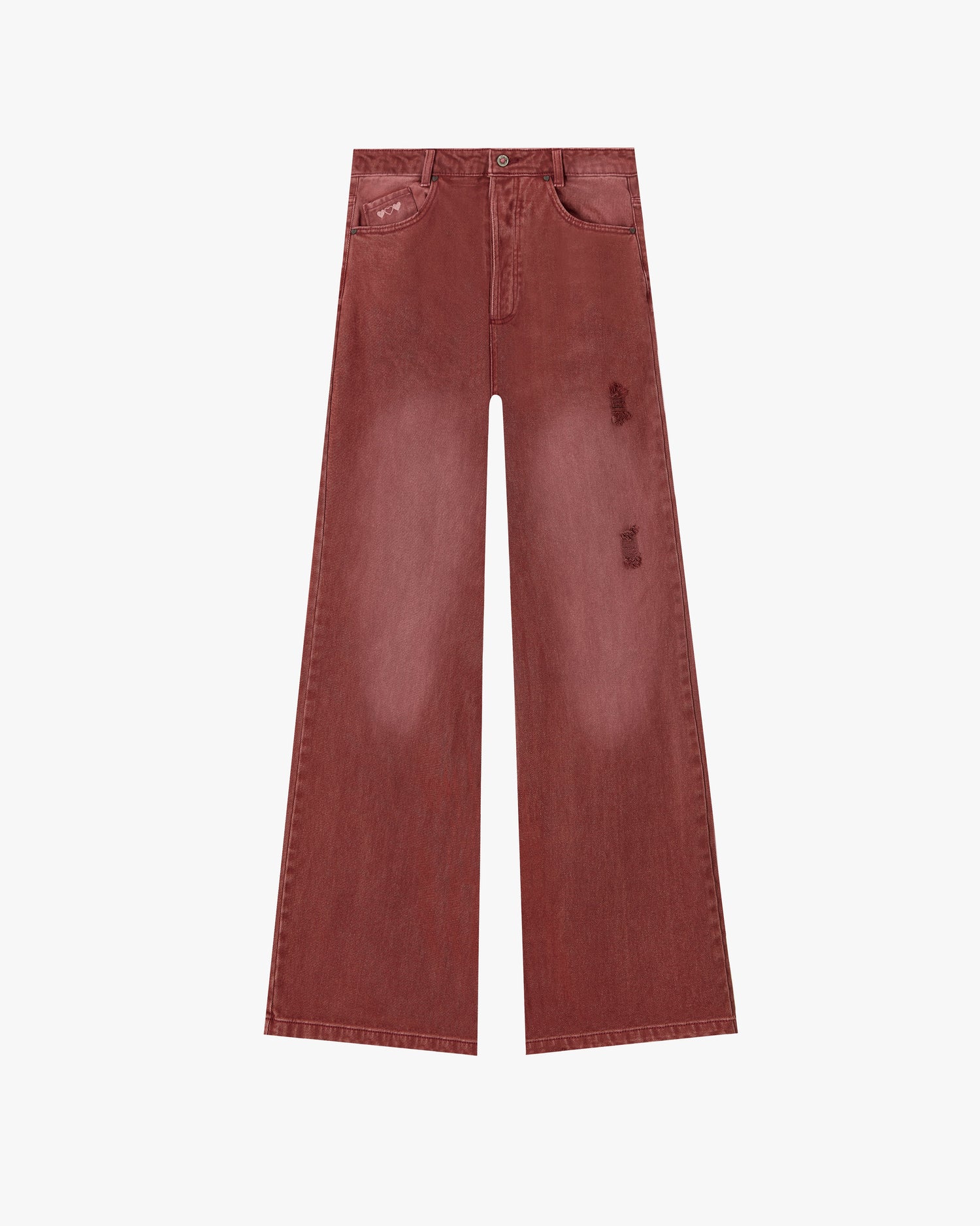 BOOTCUT JEANS RED