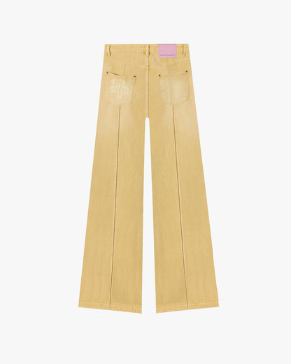 BOOTCUT JEANS YELLOW