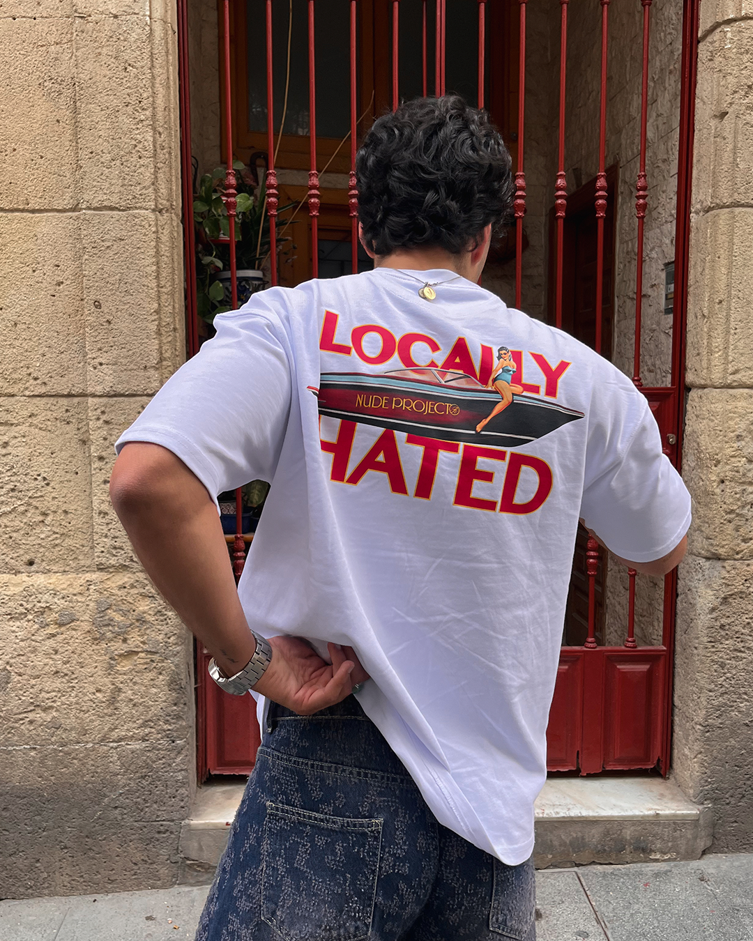 LOCALLY HATED TEE WHITE